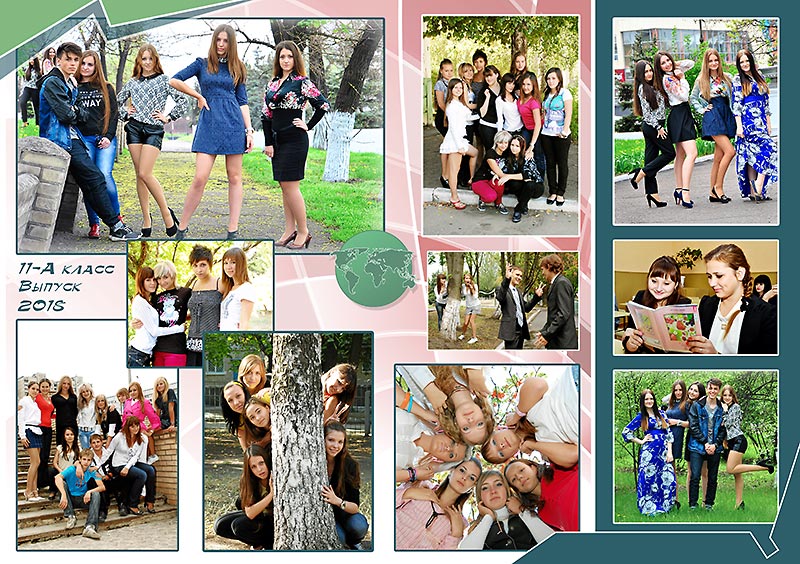 Варианты дизайна выпускных фотокниг Перспектива - фото